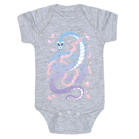 Pastel Goth Snake Baby One-Piece