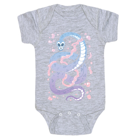 Pastel Goth Snake Baby One-Piece