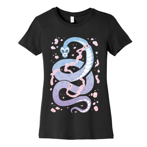 Pastel Goth Snake Womens T-Shirt