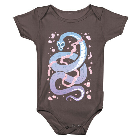 Pastel Goth Snake Baby One-Piece