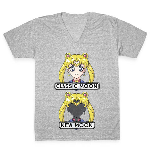 Sailor New Moon V-Neck Tee Shirt