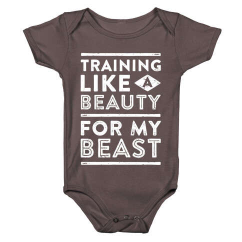 Training Like A Beauty For My Beast Baby One-Piece