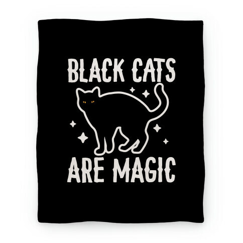 Black Cats Are Magic Blanket