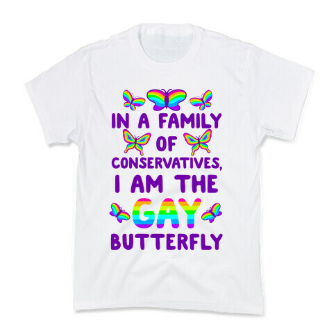 I Am the Gay Butterfly Kids T-Shirt