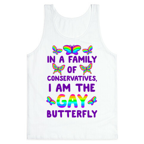 I Am the Gay Butterfly Tank Top