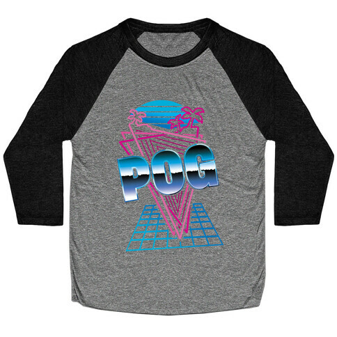 Retro Pog Baseball Tee