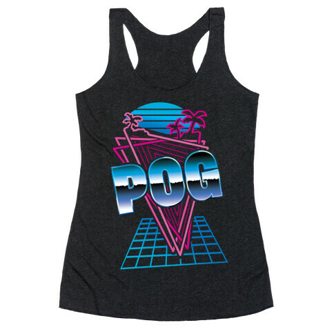 Retro Pog Racerback Tank Top