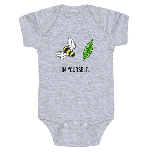 Bee Leaf In Yourself Baby One-Piece