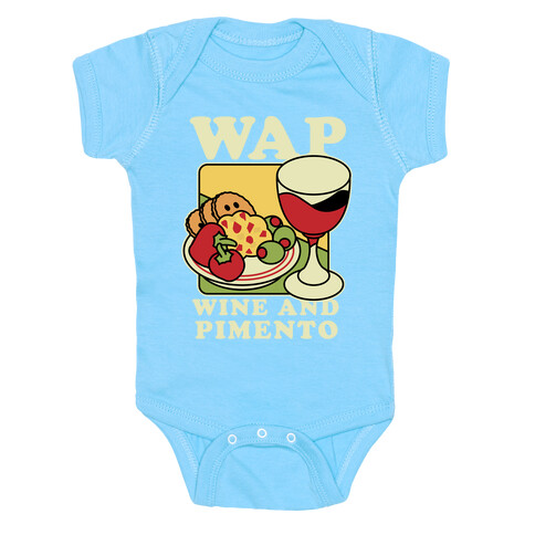 WAP (Wine And Pimento) Baby One-Piece