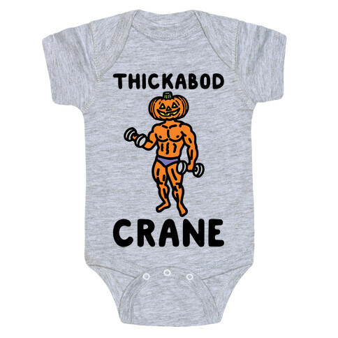 Thickabod Crane Parody Baby One-Piece