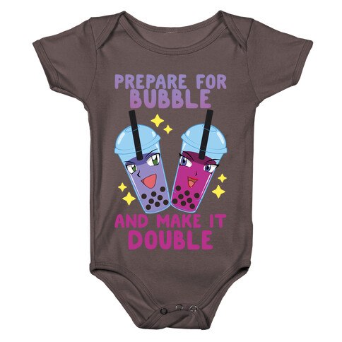 Prepare For Bubble And Make It Double Baby One-Piece