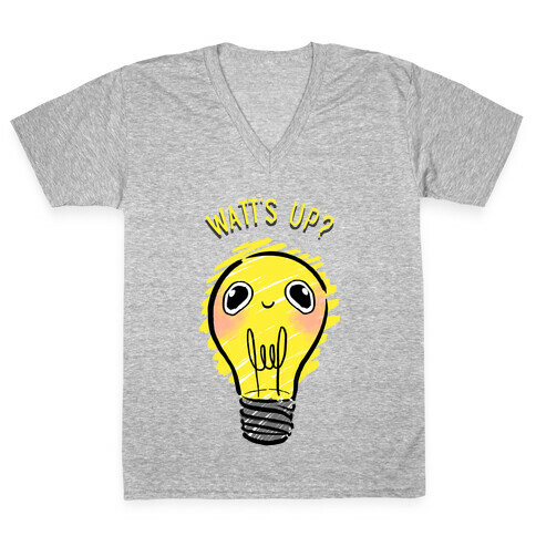 Watt's Up? V-Neck Tee Shirt