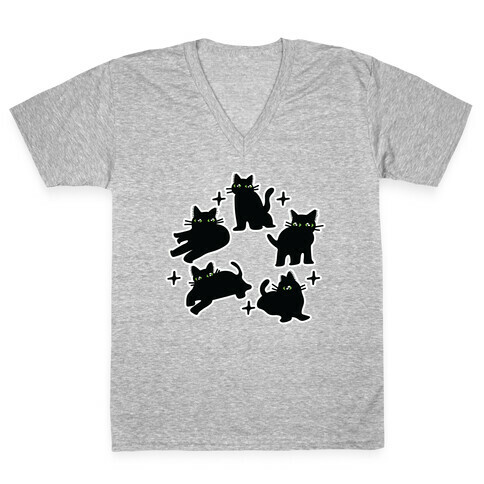 Void Cats V-Neck Tee Shirt