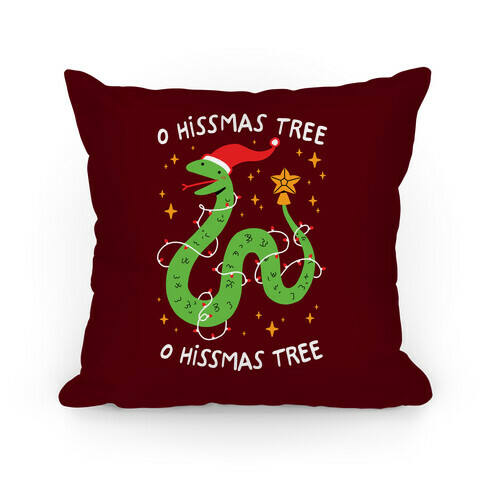 O Hissmas Tree Pillow