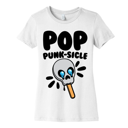 Pop Punk-sicle Parody Womens T-Shirt