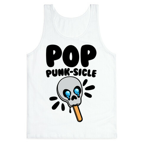 Pop Punk-sicle Parody Tank Top