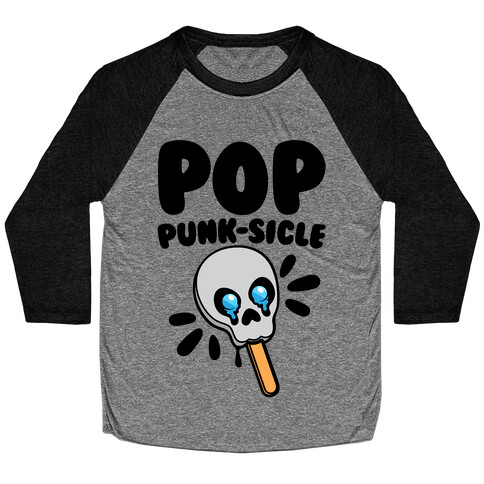 Pop Punk-sicle Parody Baseball Tee