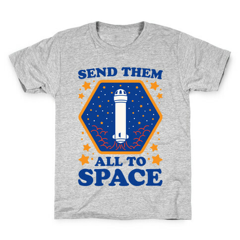 Send Them All To Space Kids T-Shirt