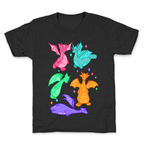 Colorful Dragons Kids T-Shirt