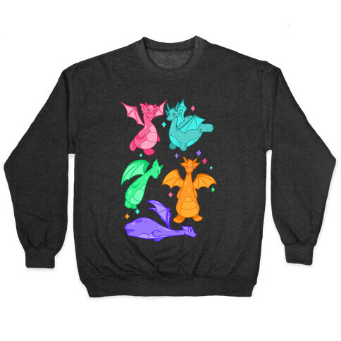 Colorful Dragons Pullover