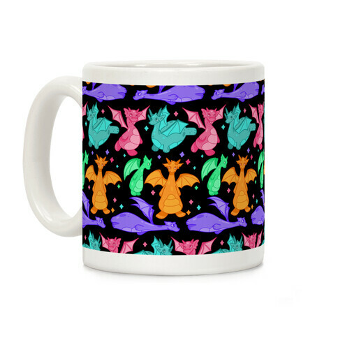 Colorful Dragons Coffee Mug