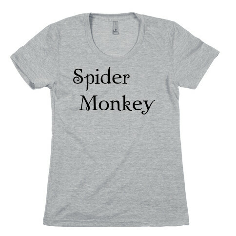 Spider Monkey Womens T-Shirt