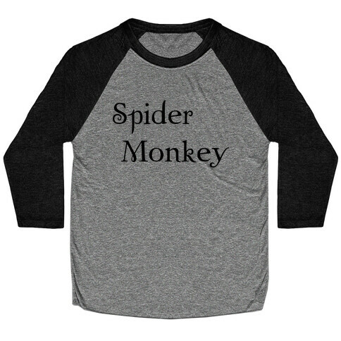 Spider Monkey Baseball Tee