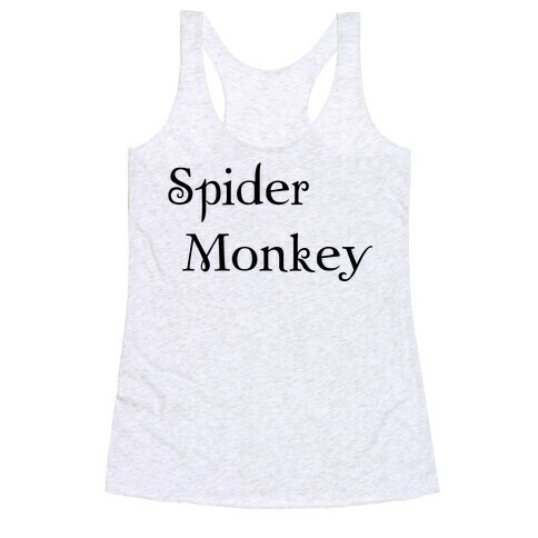 Spider Monkey Racerback Tank Top