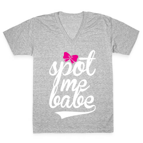 Spot Me Babe (Hers) V-Neck Tee Shirt