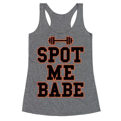 Spot Me Babe (His) Racerback Tank Top