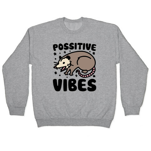 Possitive Vibes Opossum Pullover