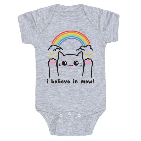 I Believe In Mew! Cat Baby One-Piece
