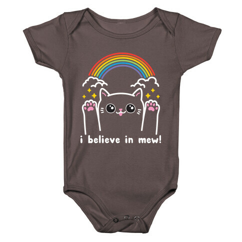 I Believe In Mew! Cat Baby One-Piece