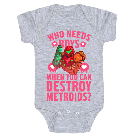 Who Needs Boys When you Can Destroy Metroids? Baby One-Piece