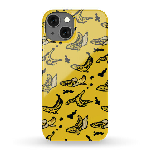 Sad Banana Pattern Phone Case