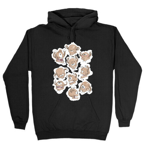 Beholder Expression Study Hooded Sweatshirt