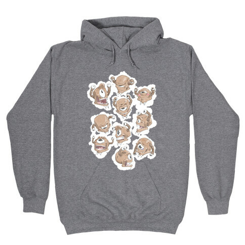 Beholder Expression Study Hooded Sweatshirt