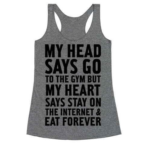 Stay on the Internet Racerback Tank Top