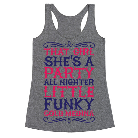 Funky Cold Medina Racerback Tank Top