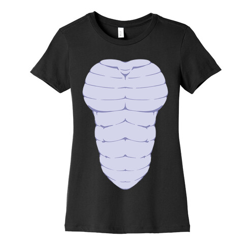 Ripped Scaley Chest Womens T-Shirt