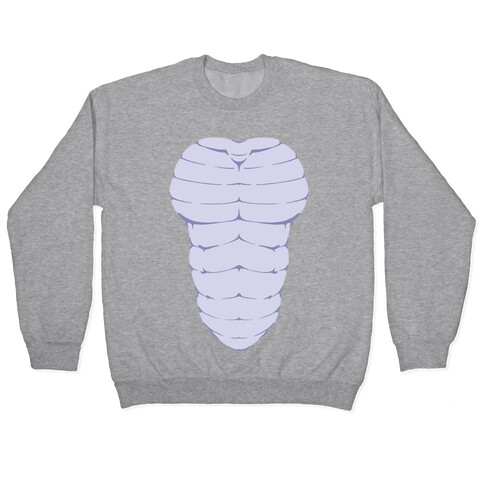 Ripped Scaley Chest Pullover