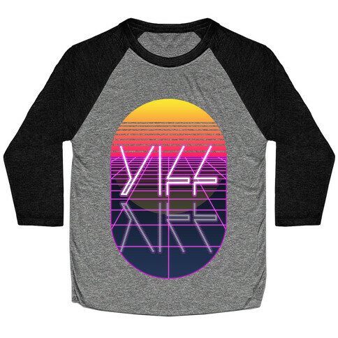 Synthwave Yiff Baseball Tee