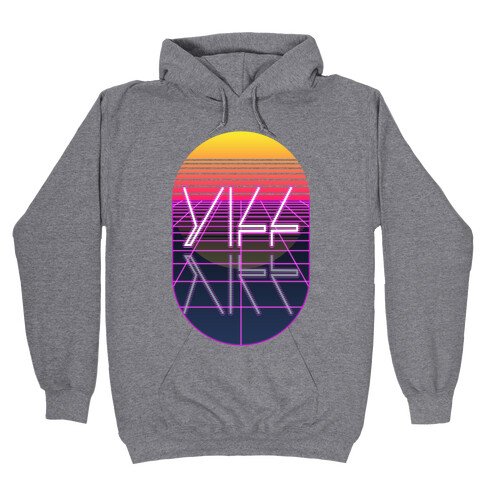 Synthwave Yiff Hooded Sweatshirt