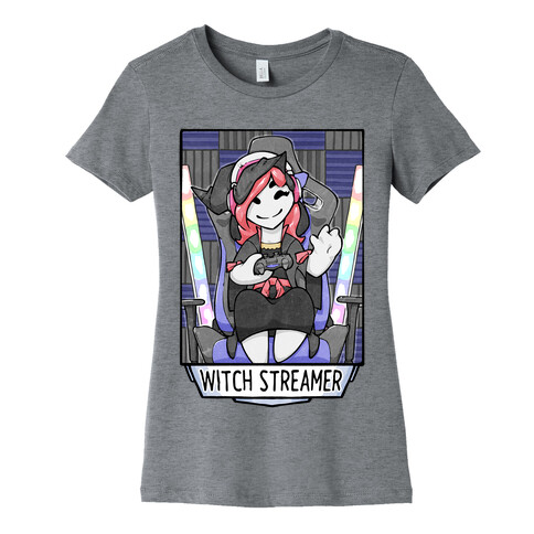 Witch Streamer Womens T-Shirt