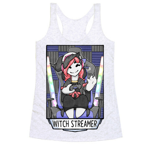 Witch Streamer Racerback Tank Top