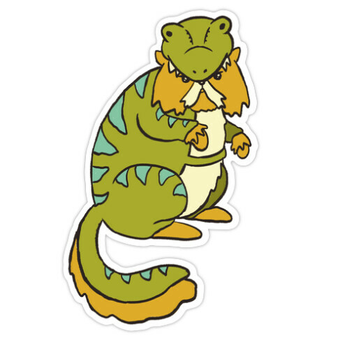 Cats Wearing Dinosaur Costumes t-rex Die Cut Sticker