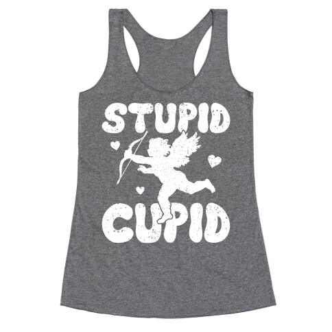 Stupid Cupid Racerback Tank Top