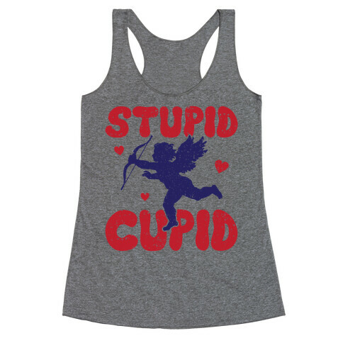 Stupid Cupid Racerback Tank Top