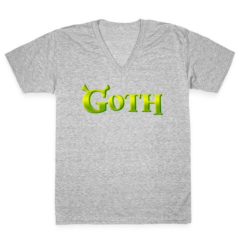 Goth Ogre V-Neck Tee Shirt