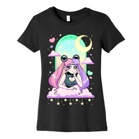 Dreamy Pastel Goth Usagi Womens T-Shirt